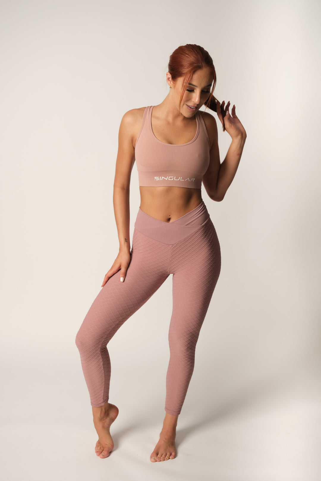 Elevation Sports Bra - Musk Pink