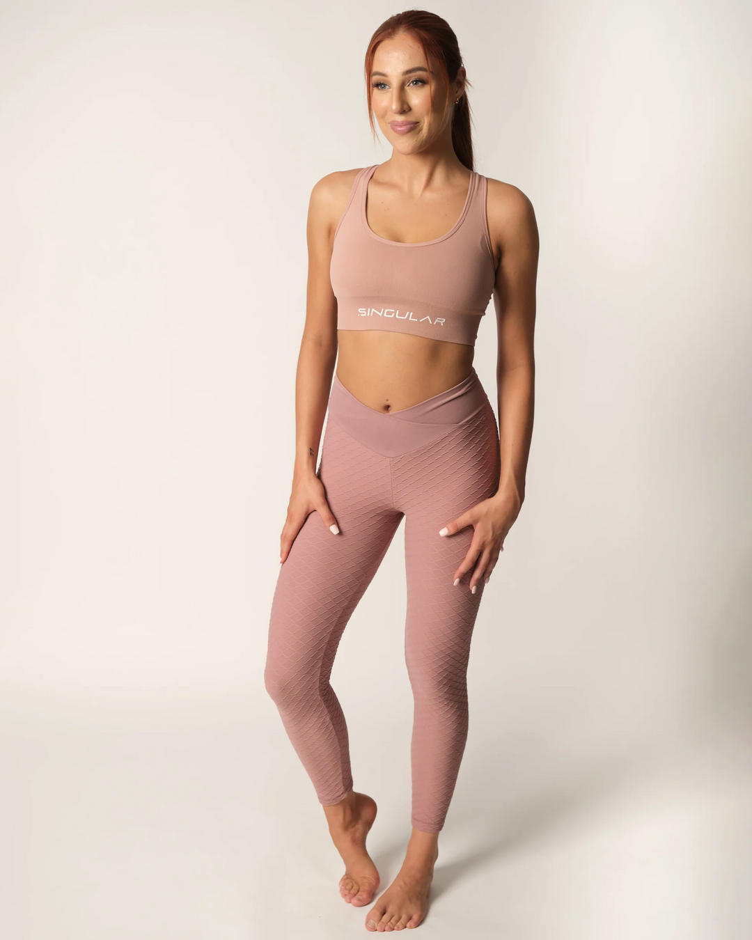 Elevation Sports Bra - Musk Pink