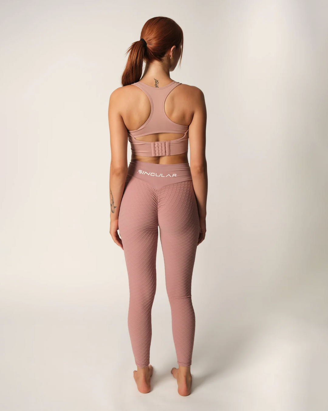 Urban Ribbed Tights Musk-Pink