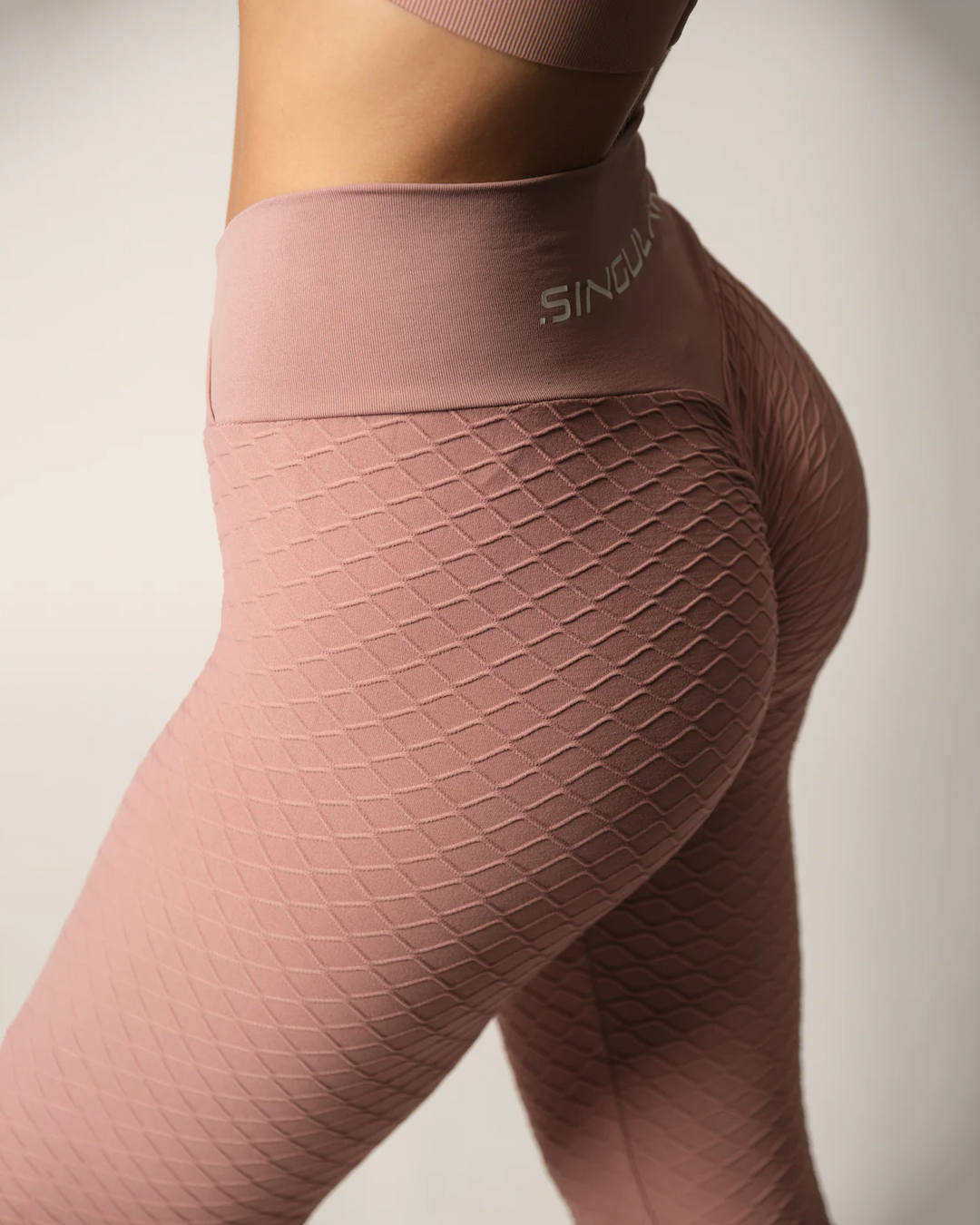 Urban Ribbed Tights Musk-Pink