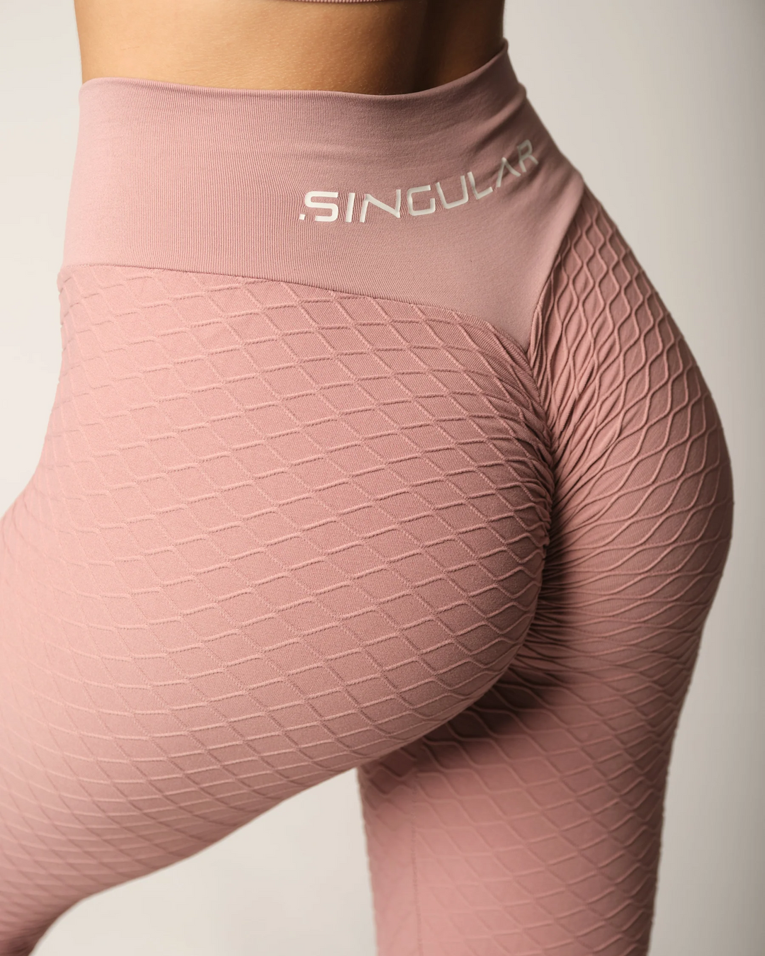 Urban Ribbed Tights Musk-Pink