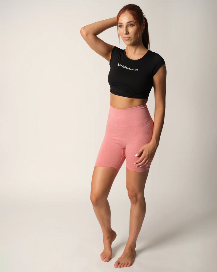 Sculpt Scrunch Shorts Pink