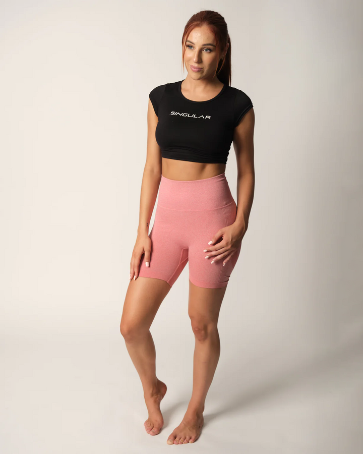 Sculpt Scrunch Shorts Pink