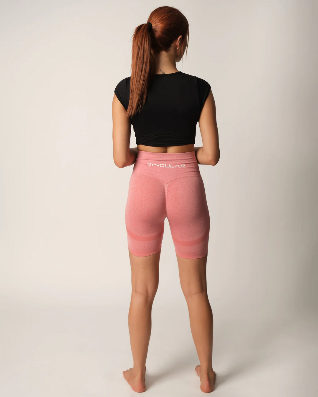 Sculpt Scrunch Shorts Pink