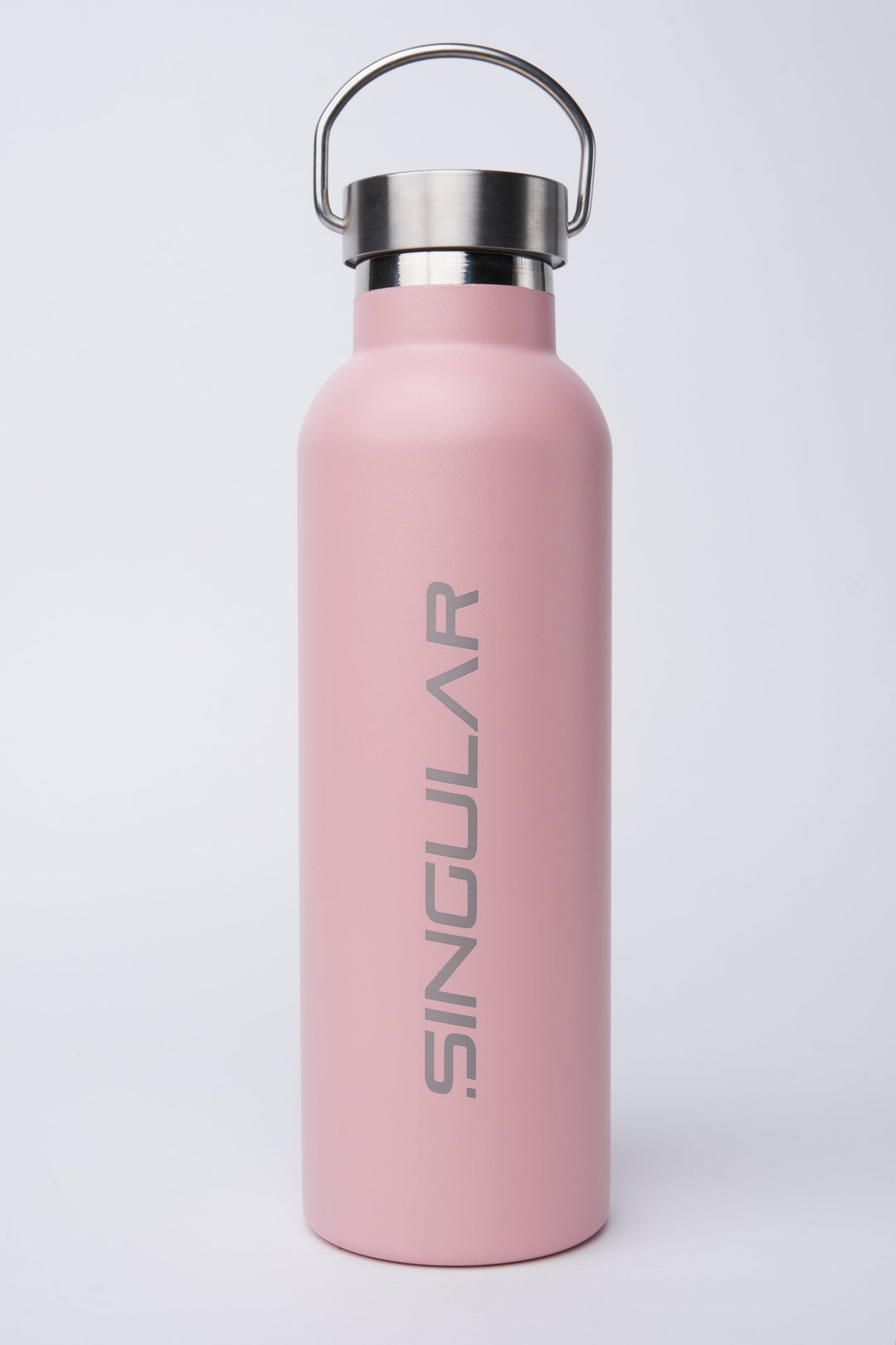 Singular Brand Logo Water Bottle#LightPink