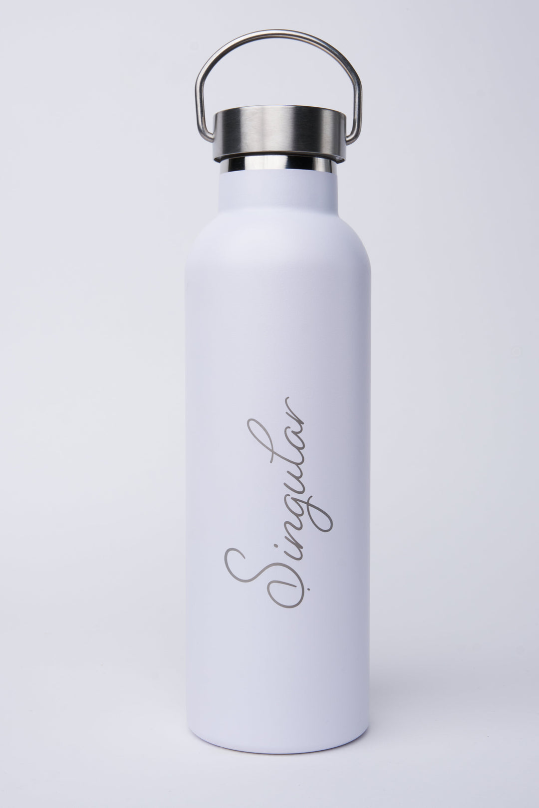 Singular Signature Water Bottle#White