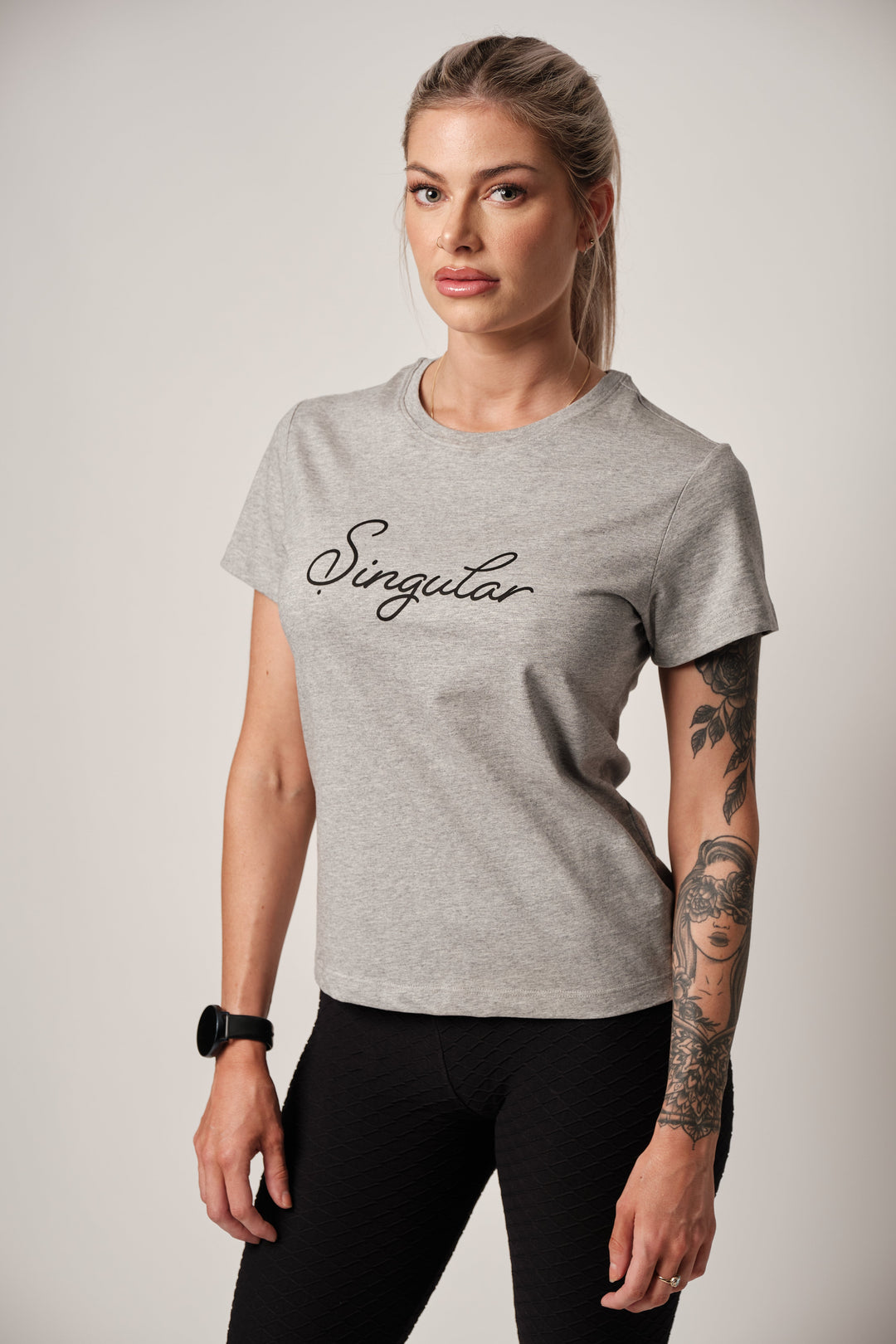 Singular Women's Basic T shirt#DarkGray