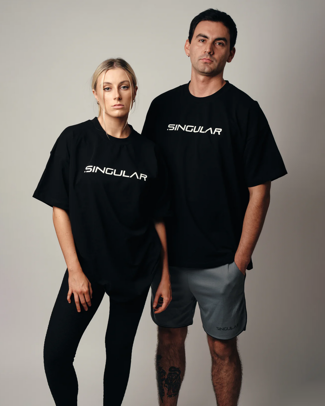 Unisex Oversized style Tee Black