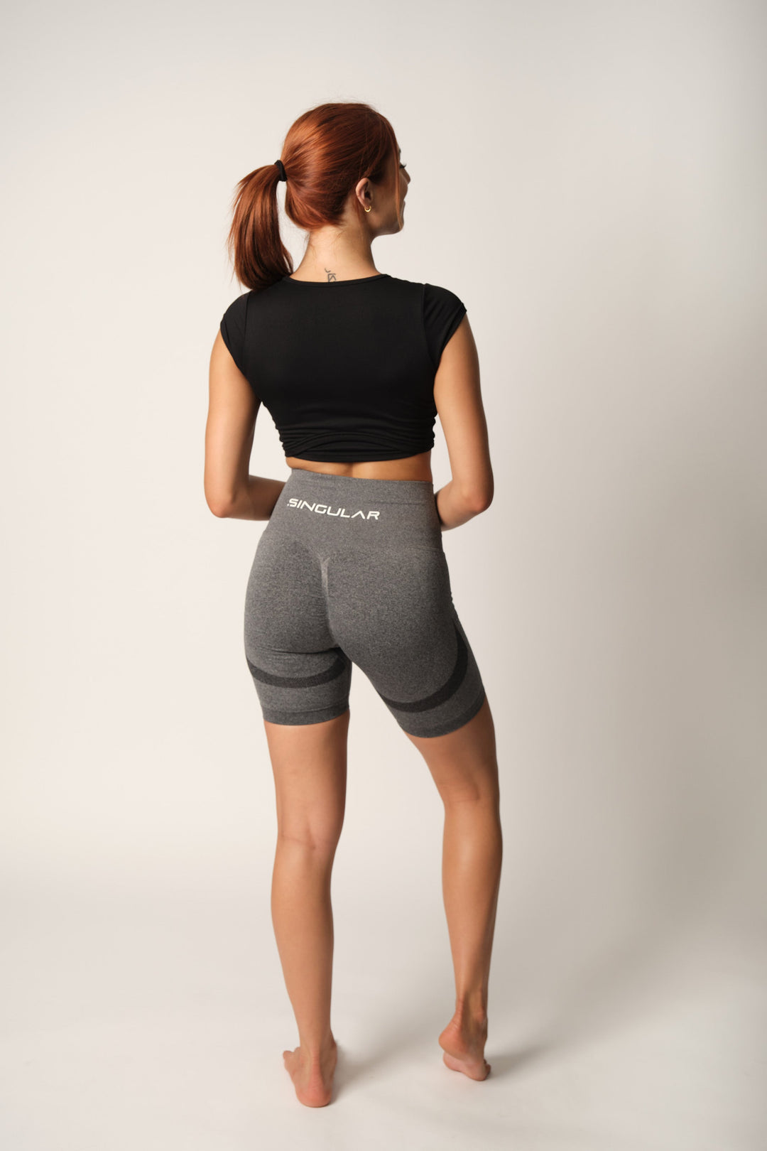 Women's Scrunch Shorts#DimGray